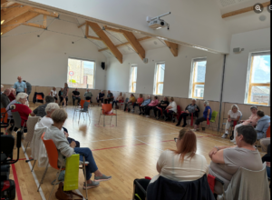 Photo of NHS Stand and Stretch attendees